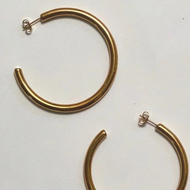 Margaux Lee - Bronx Hoops GOLD 40mm