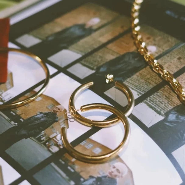 Margaux Lee - Bronx Hoops GOLD 40mm