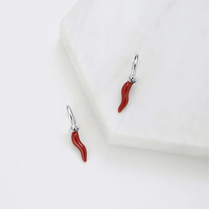 Zafino - Red Chilli Earrings