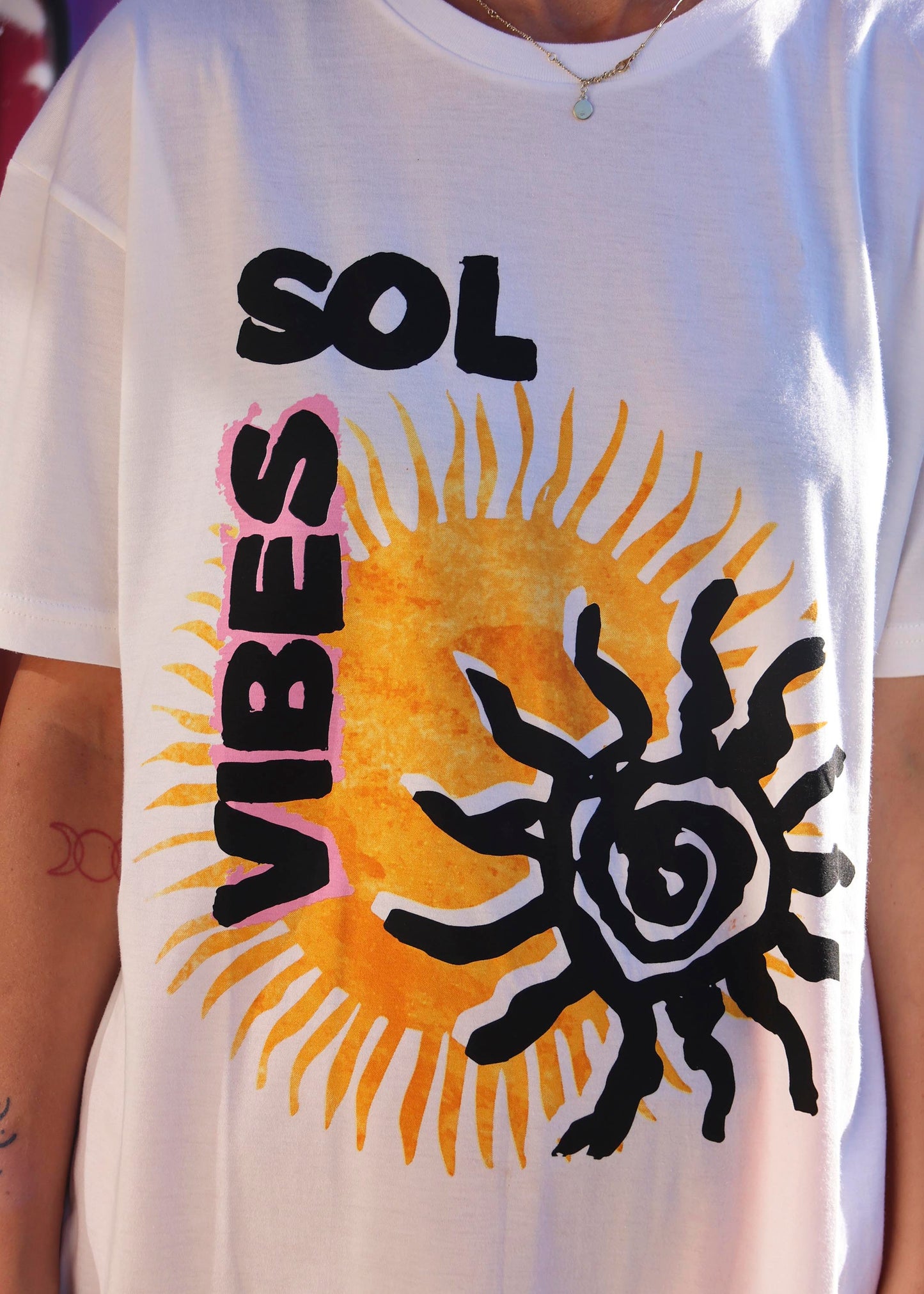 Patchs Studios - Sol Vibes Tee, Off White