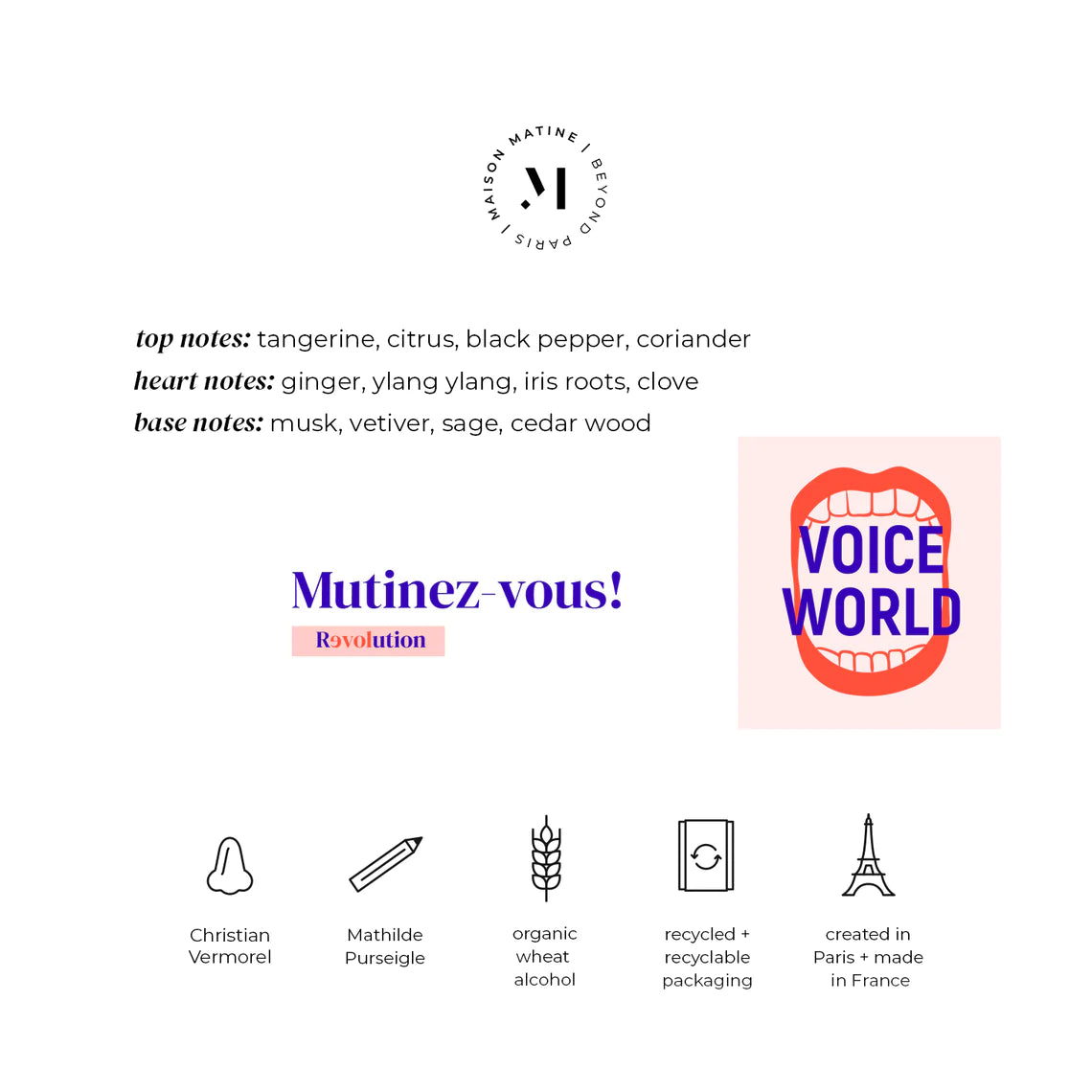 Maison Matine Esprit de Contradiction Eau de Parfum - 50ml