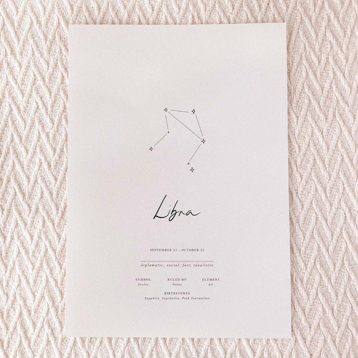 Wildfire Co x Bondi Letters Zodiac Print - The Sensory