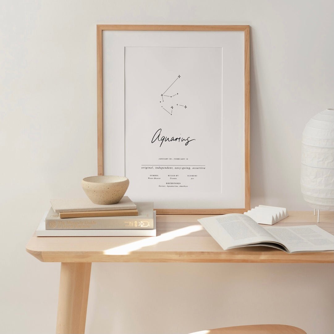 Wildfire Co x Bondi Letters Zodiac Print - The Sensory