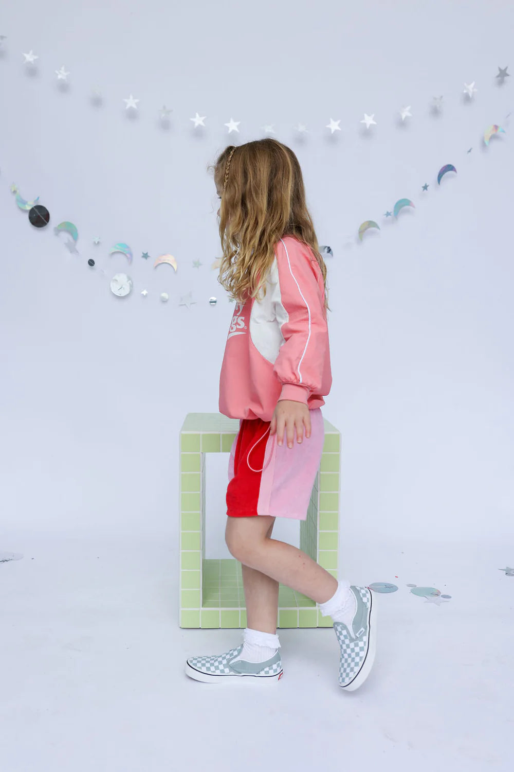 Sunday Siblings - Lunar Shorts, Red/Pink