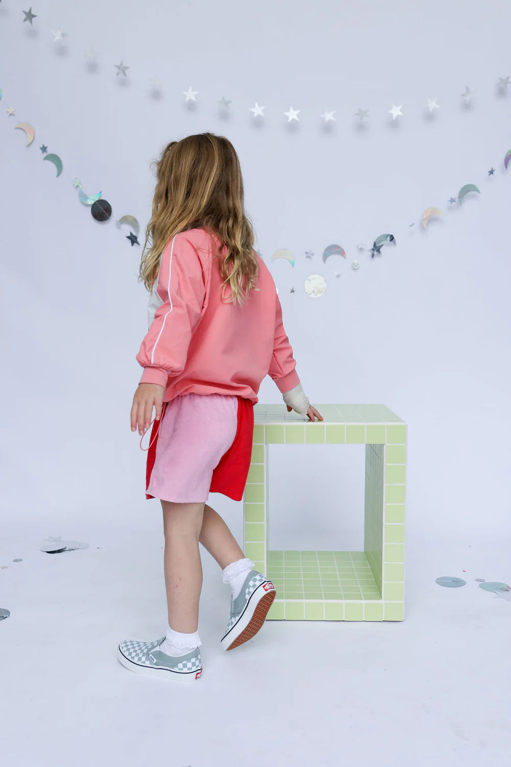 Sunday Siblings - Lunar Shorts, Red/Pink