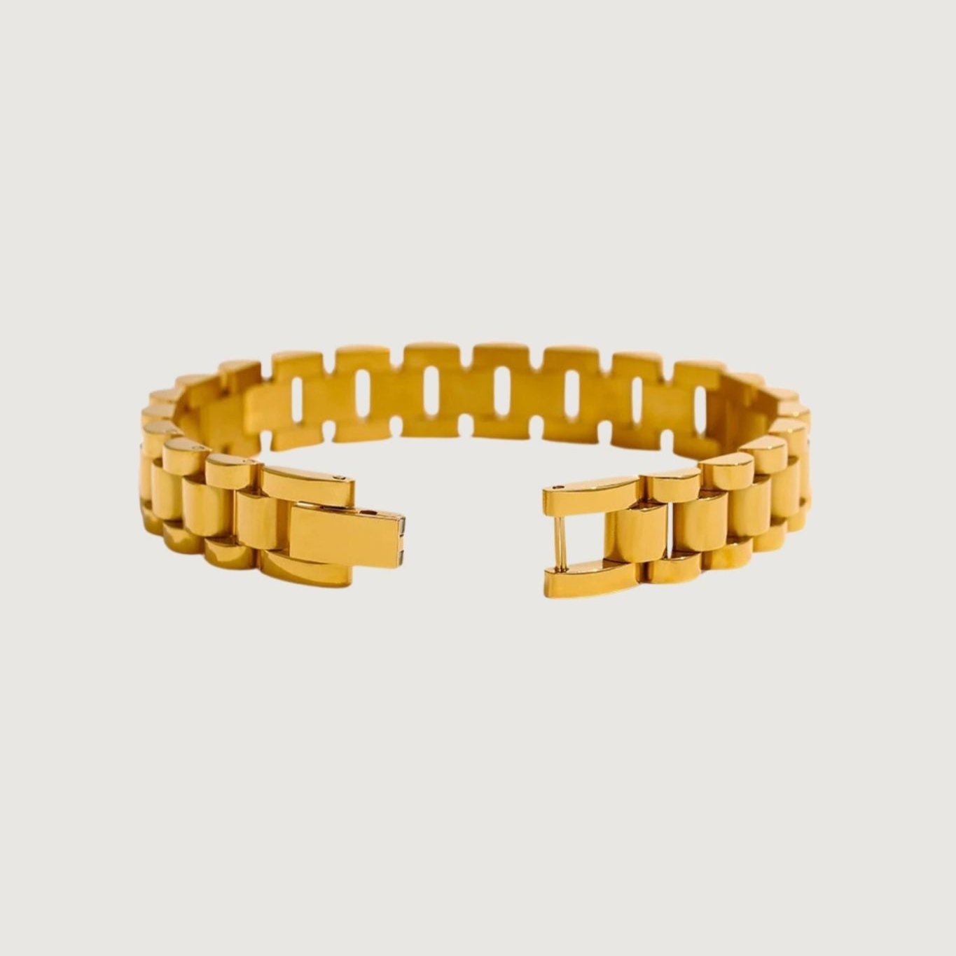 Tegan Rae - GOLD WATCH LINK CHAIN BRACELET