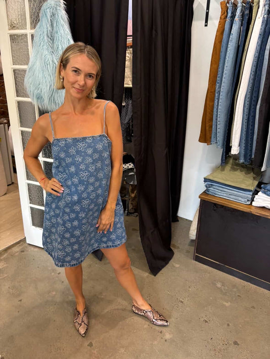 ROLLAS - Indigo Flowers Cami Dress