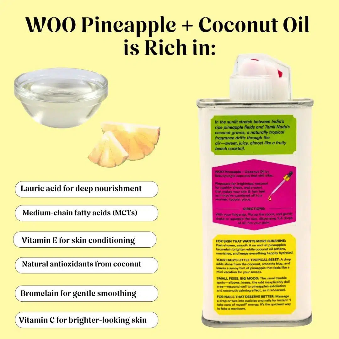 WOO Coconut + Pineapple Oil