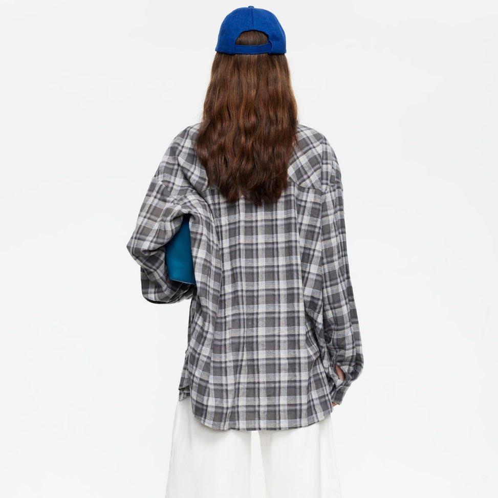 Lioness - Clarity Shirt, Slate Plaid