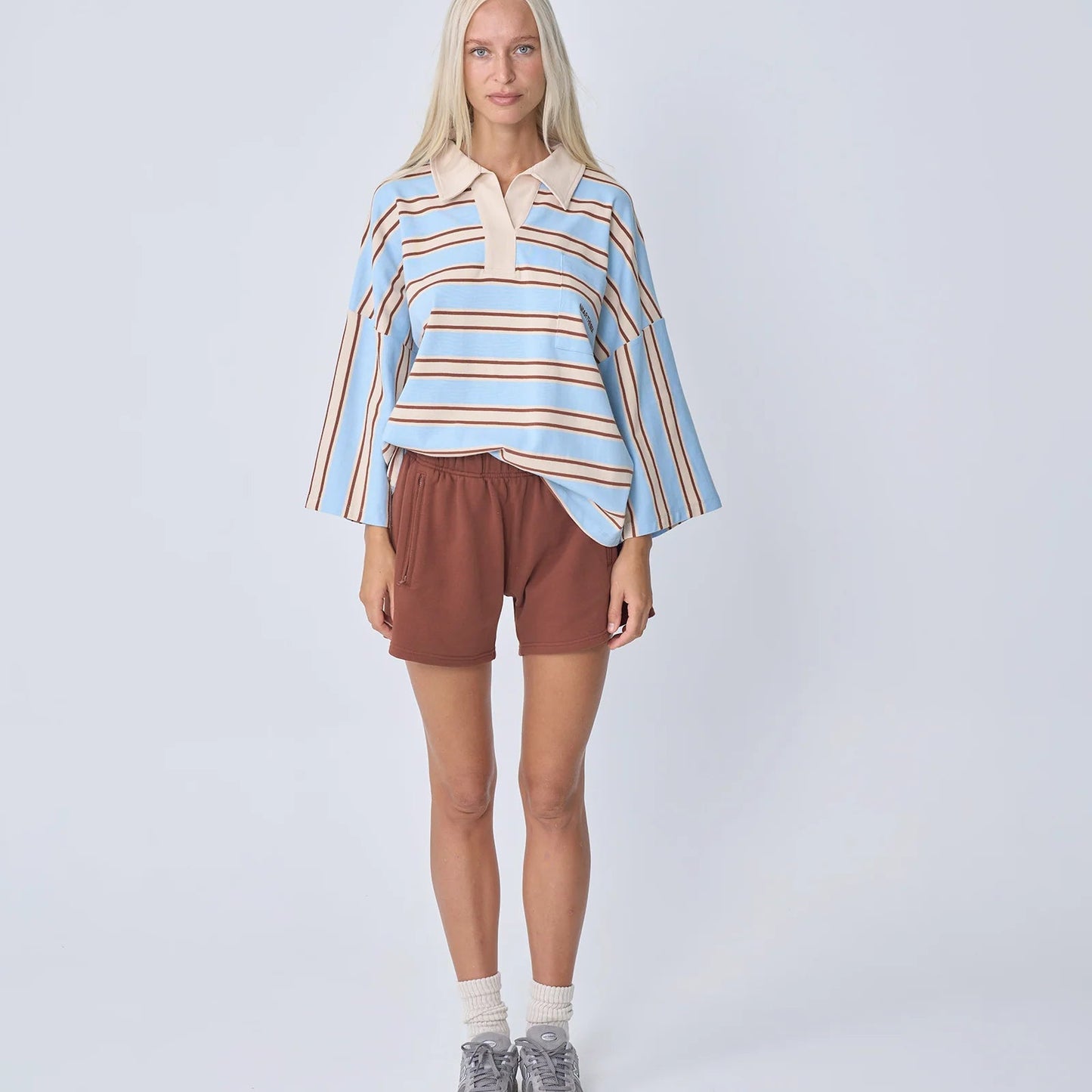 Near The Sea - Oversized Polo Shirt