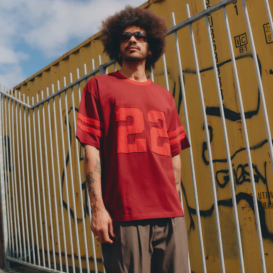 SSAINT - 22 Motion Tee, Cherry + Red