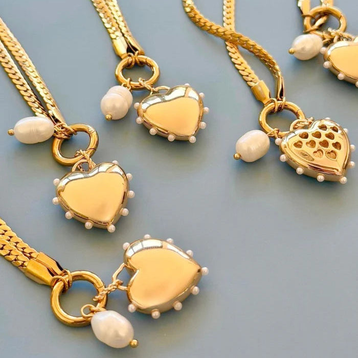 MOSK MELBOURNE - Big Heart Charm Necklace