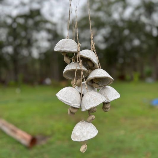Wolf and Clay - Ceramic Mushroom Bells