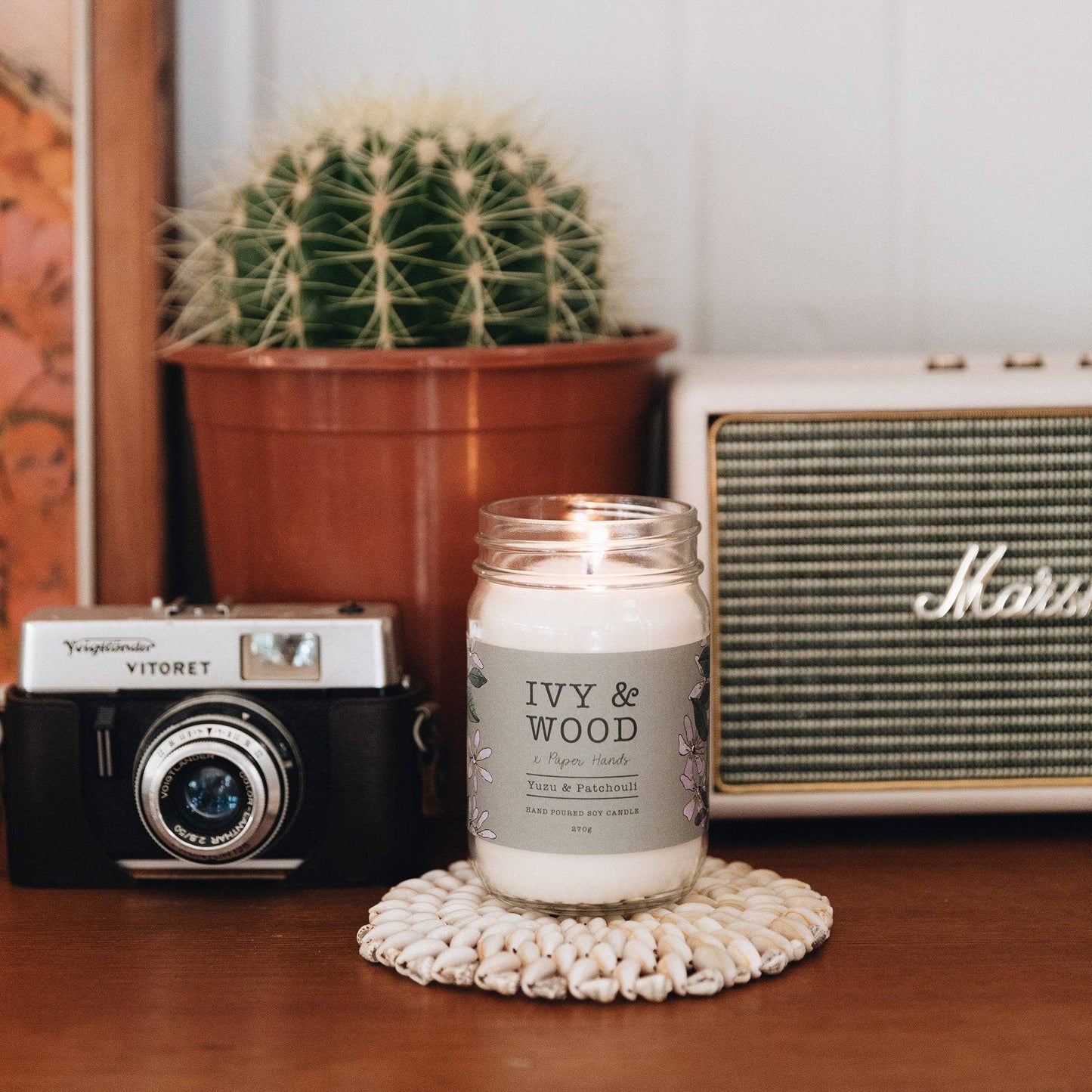 Ivy & Wood - Botanical: Yuzu & Patchouli Soy Candle