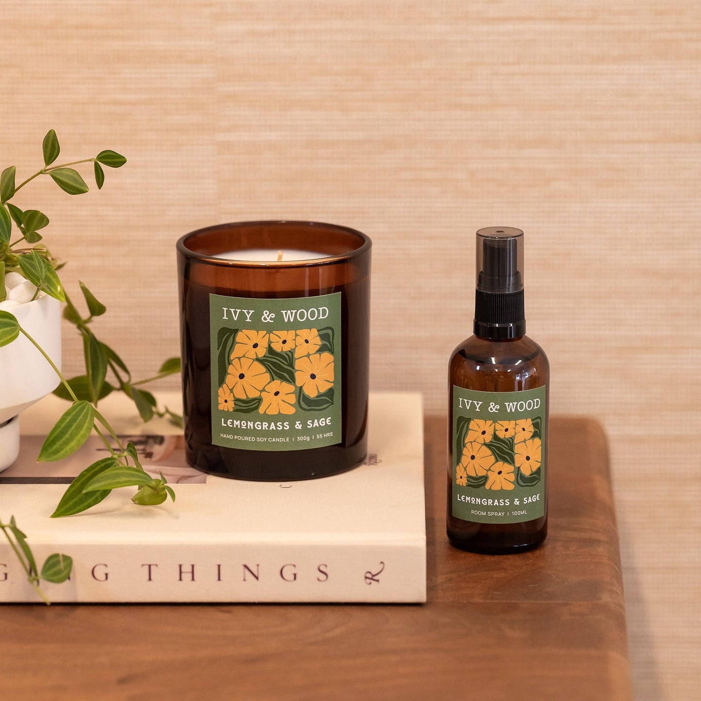 Ivy & Wood - Lemongrass & Sage Room Spray