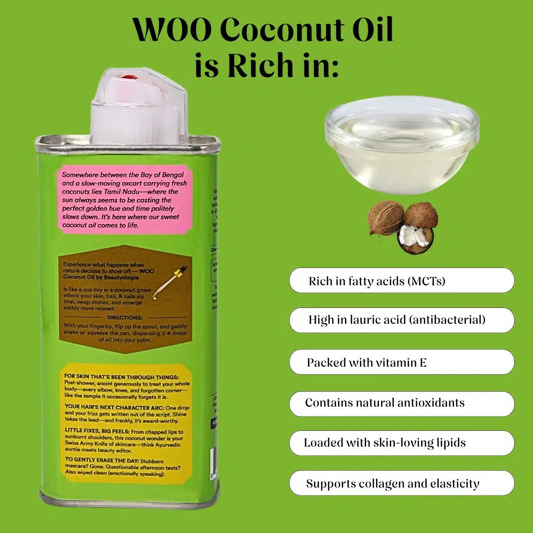 WOO Coconut Oil - Pure Coconut