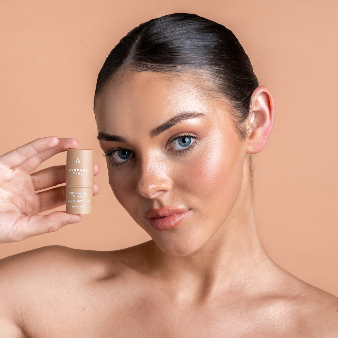 Avocado Zinc - SPF 50 Natural Bronzer: Light-Medium