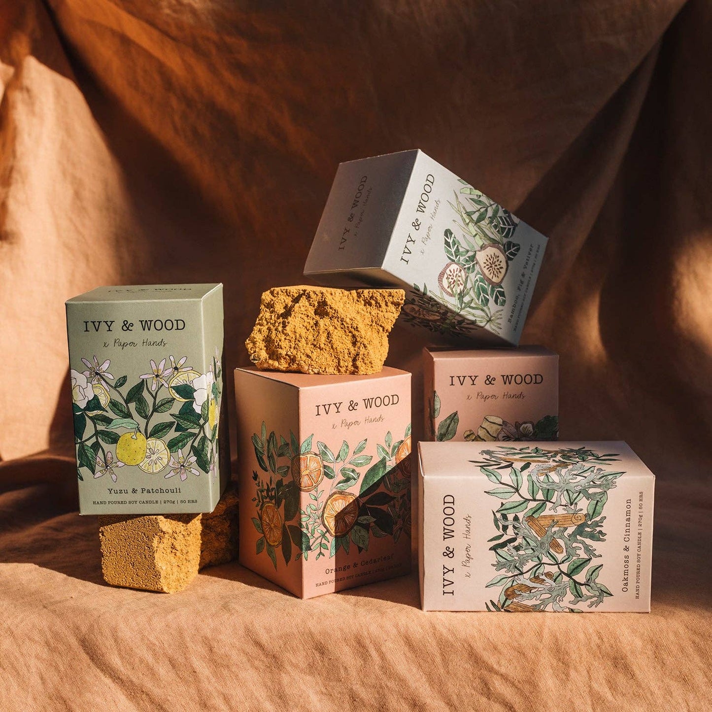 Ivy & Wood - Botanical: Yuzu & Patchouli Soy Candle