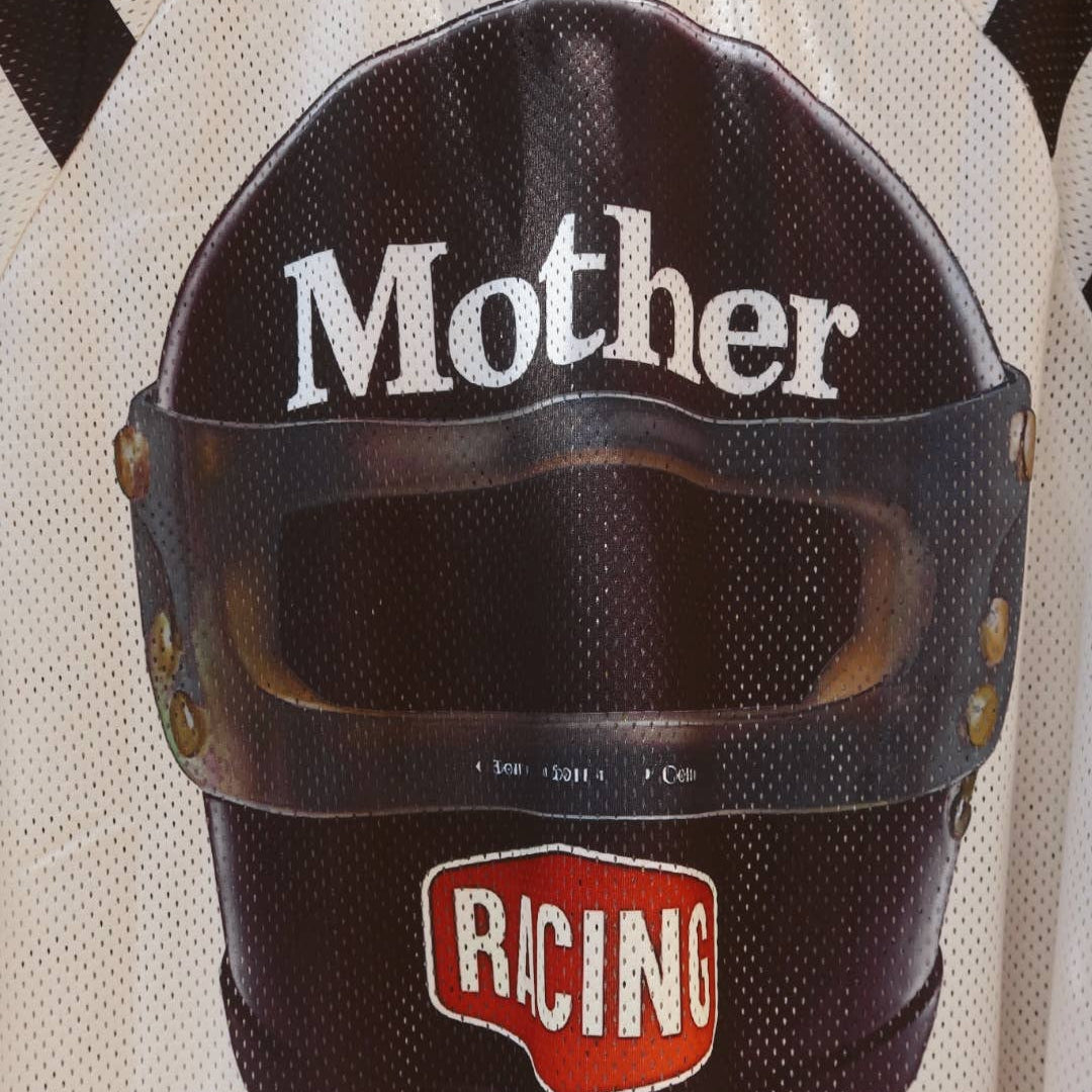 HAPPY LITTLE MOTHER - Mother Racing Striped Mesh