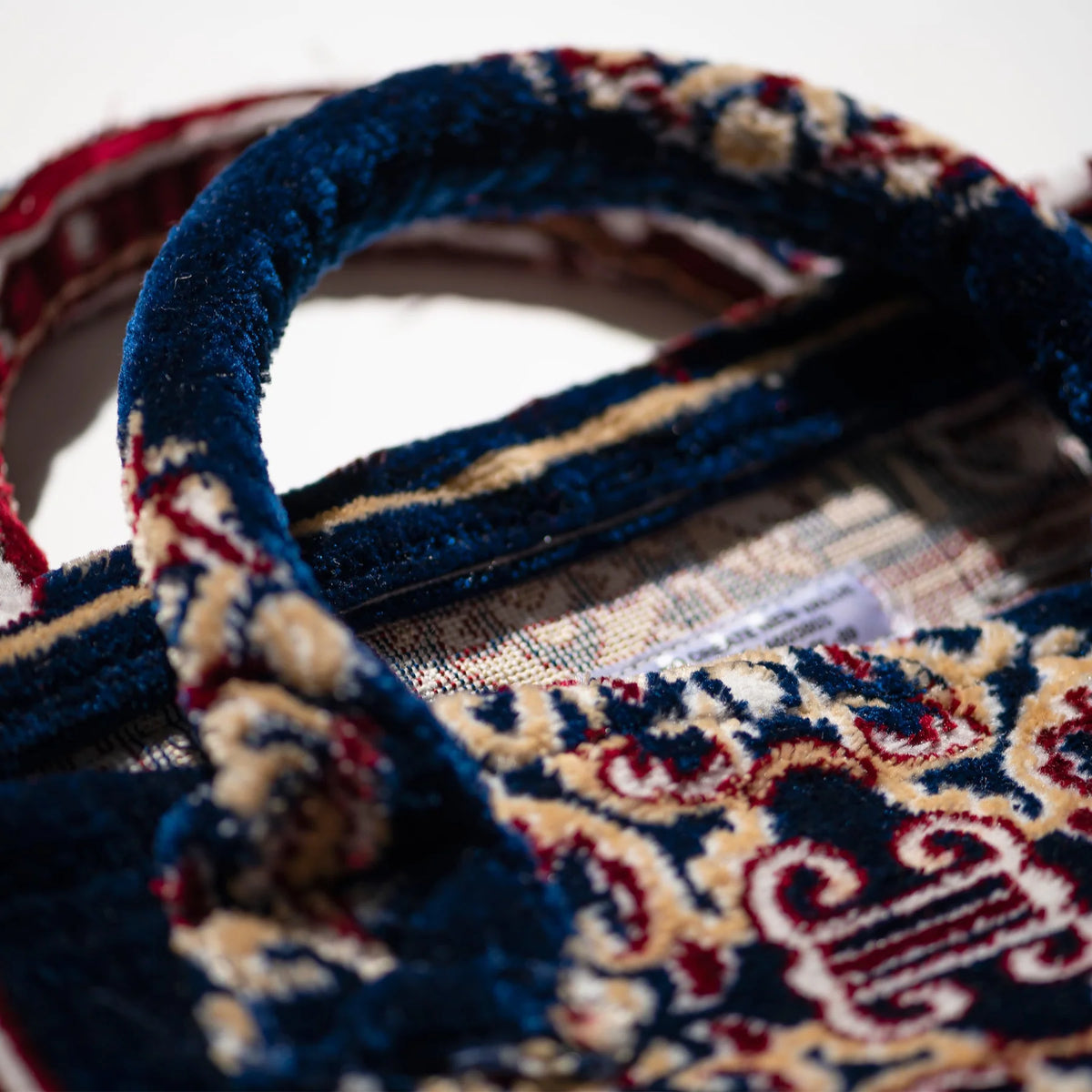 PUEBCO RUG FABRIC BAG - Navy Blue