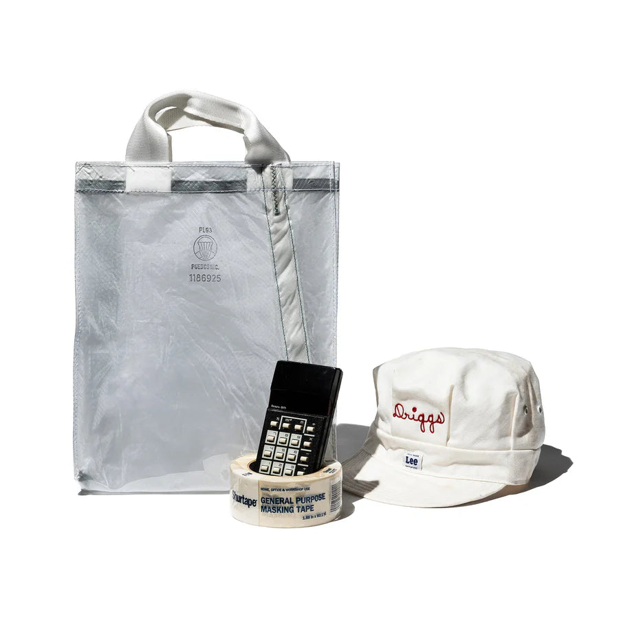 PUEBCO Australia - Covered Parachute Document Bag, White