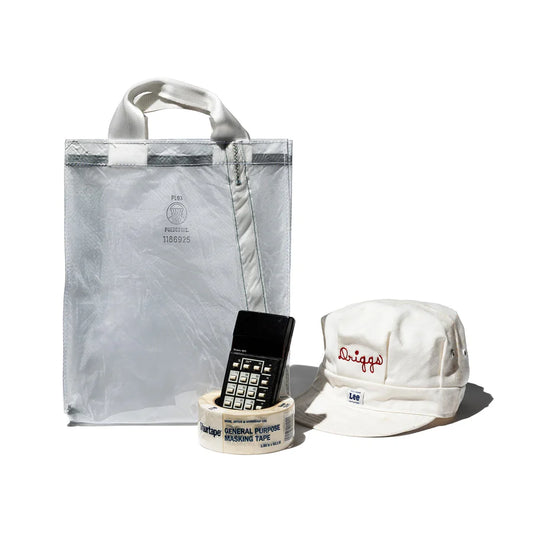 PUEBCO Australia - Covered Parachute Document Bag, White