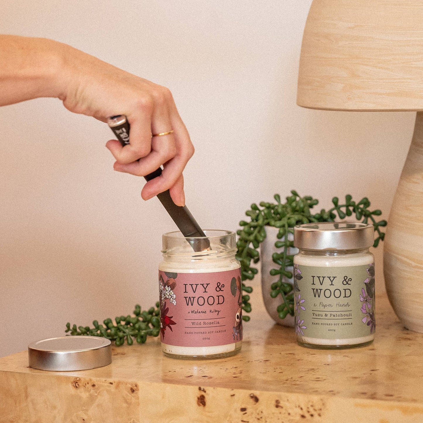 Ivy & Wood - Botanical: Yuzu & Patchouli Soy Candle