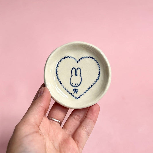 Alessia E Art - Romantic Bunny Trinket Dish