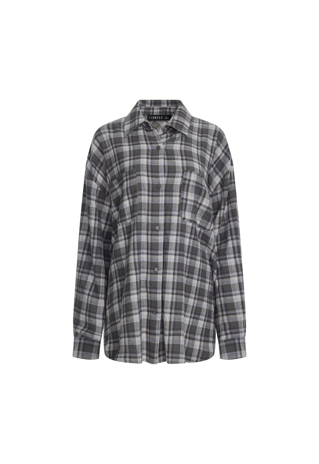 Lioness - Clarity Shirt, Slate Plaid