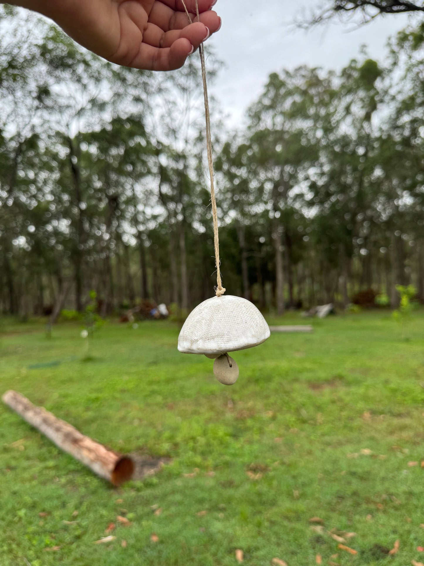 Wolf and Clay - Ceramic Mushroom Bells