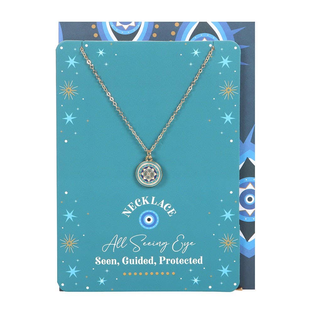 Greeting Card - All Seeing Eye Necklace