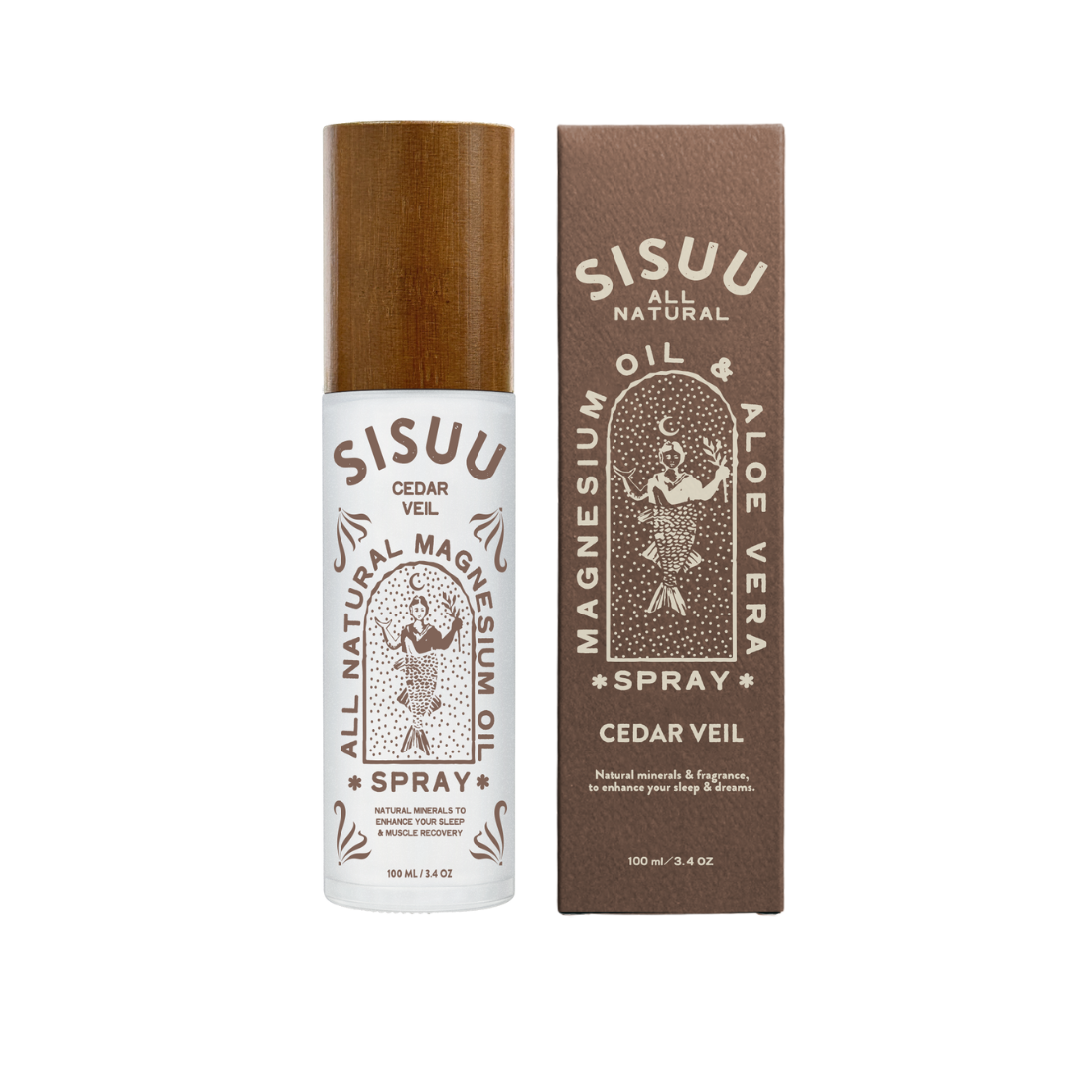 SISUU -  Magnesium Recovery Spray Cedar Veil