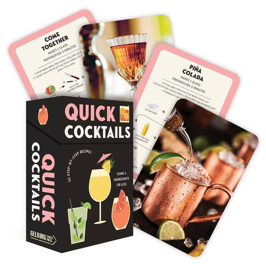 WONDER IMPORTS AUSTRALIA - Quick Cocktails Card Deck