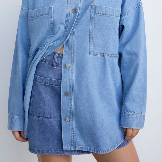 BISK The Label - Blake Denim Skirt