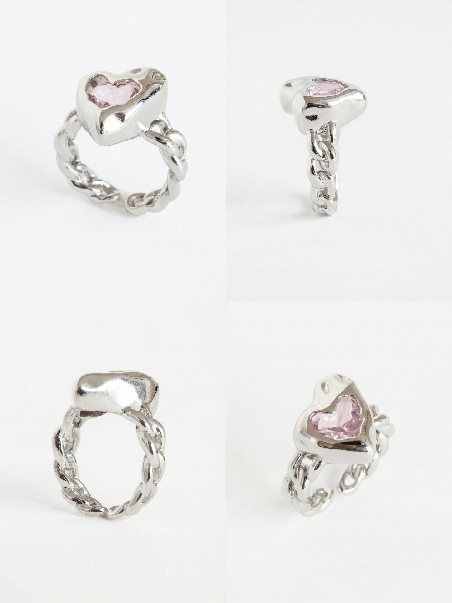 SWEEKU - Blush Heart Ring