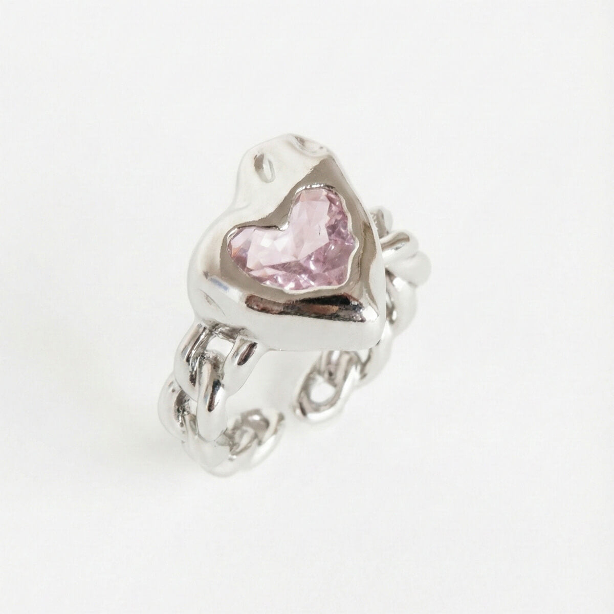 SWEEKU - Blush Heart Ring