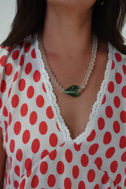 Amilita The Label - LOVE Necklace, Ivy Green