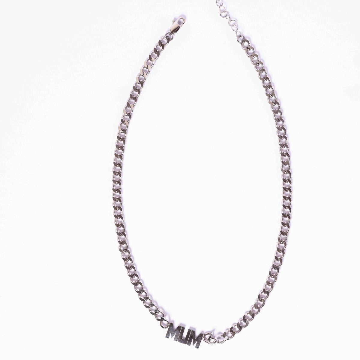 Boy Friday - Chunky Mum Necklace, Silver