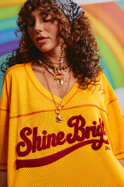 SABBI - Shine Bright Mesh Shirt