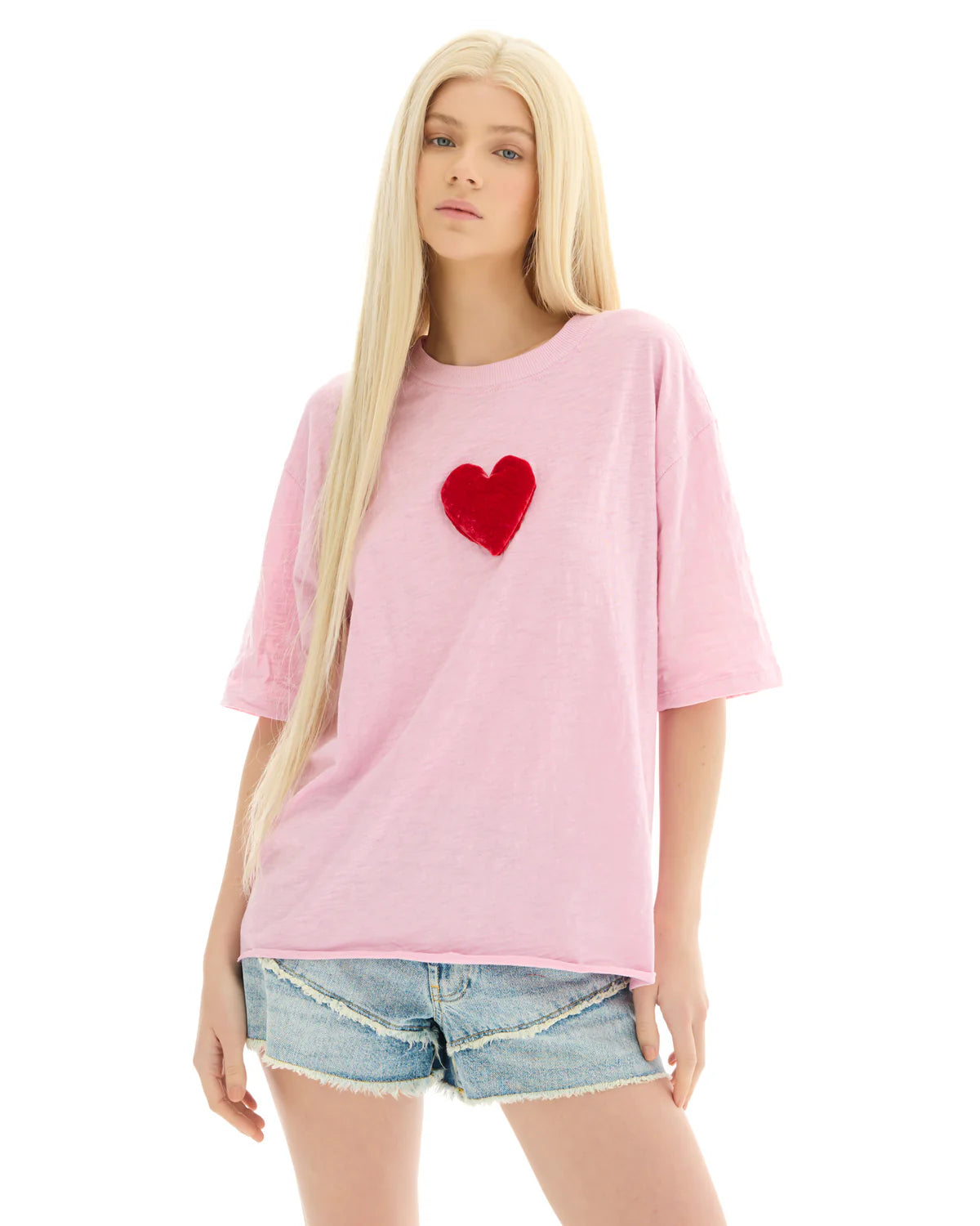 The Tales 'We Love' Velvet heart Street Tee