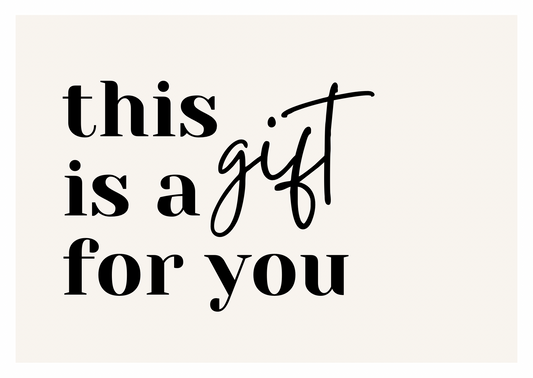 The Sensory Gift Card