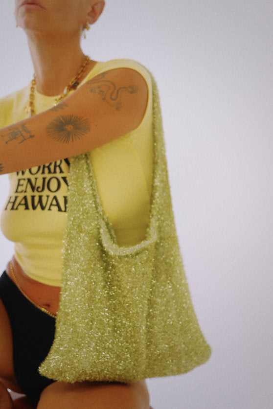 MARGAUX LEE - Beach Party Bag, Gold