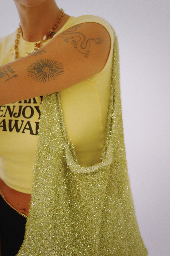 MARGAUX LEE - Beach Party Bag, Gold