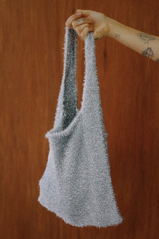 MARGAUX LEE - Beach Party Bag, Silver