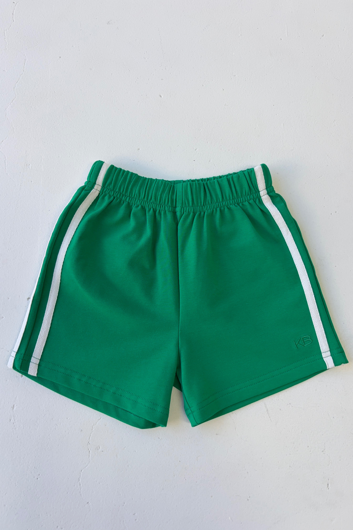 KIYOMII BABY - Stripe Racer Short, Green/White