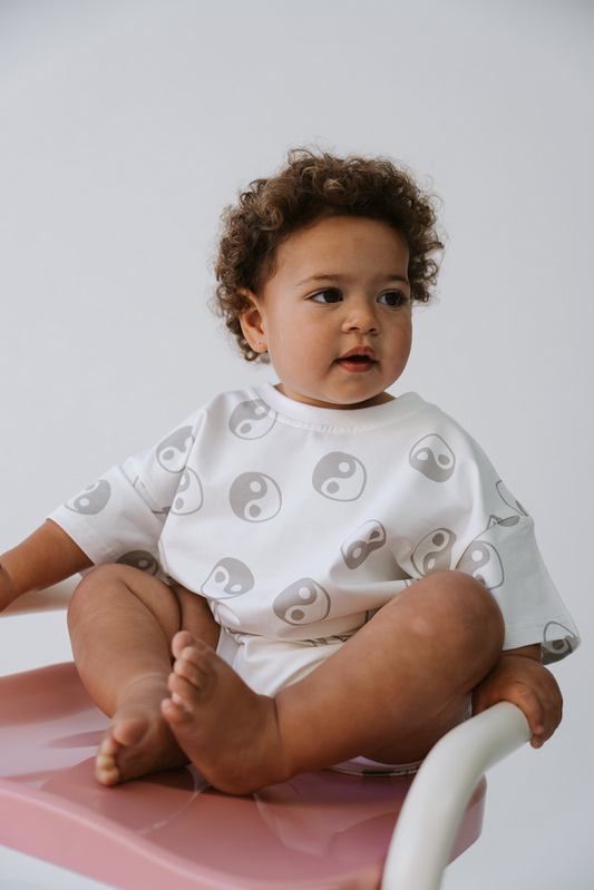 KIYOMII BABY - YIN YANG T ROMPER