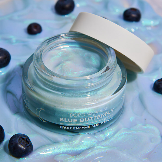 BOPO Women, Blue Butterfly Enzyme Sleep Mask