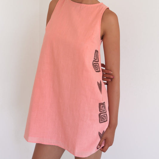 By Frankie - Peach/Brown Mini