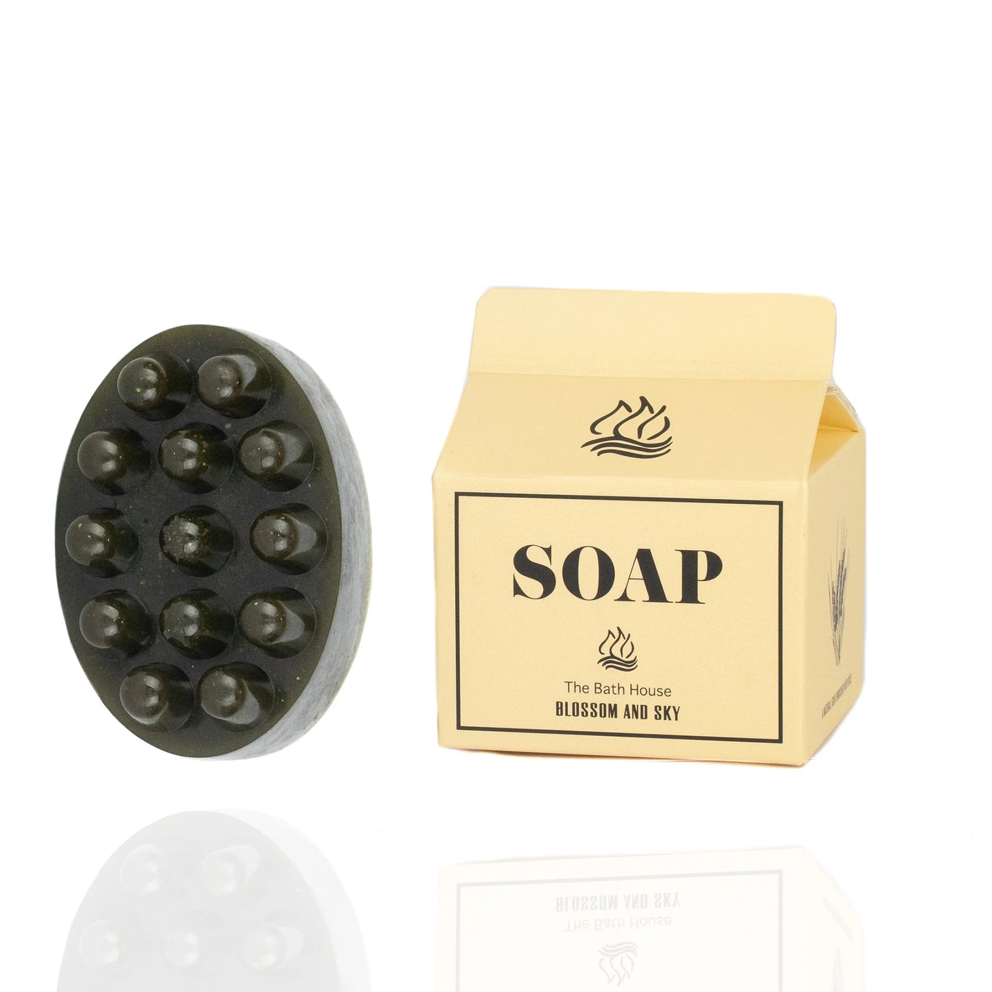 Blossom + Sky - SOAP MASSAGE BAR - MATCHA 130g