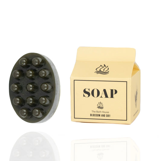 Blossom + Sky - SOAP MASSAGE BAR - MATCHA 130g